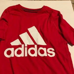 Red adidas shirt great condition